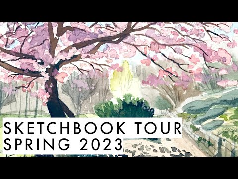 Sketchbook Tour Spring 2023
