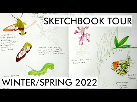 Sketchbook Tour Winter+Spring 2022