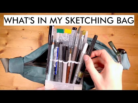 What&#039;s in my sketching bag