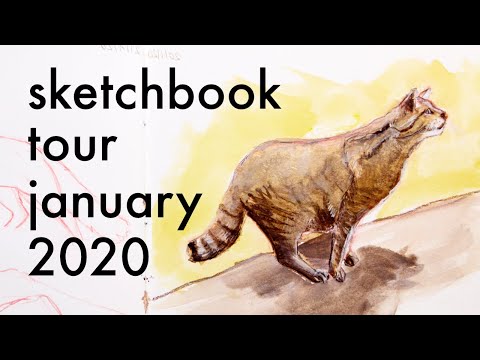 Sketchbook Tour January 2020