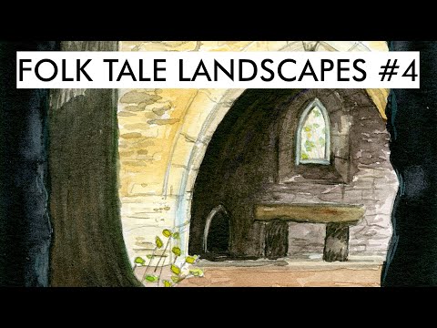 Folk Tale Landscapes #4 | Church Ruins