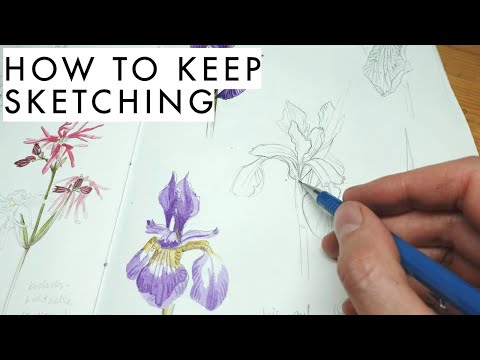 4 easy tips for your sketchbook practice | how to keep sketching