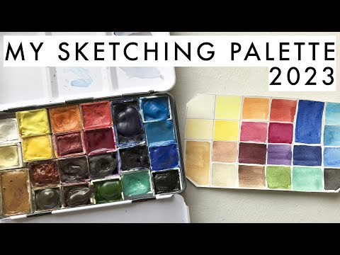 My current sketching palette (2023) | Field Sketching, Nature Journal