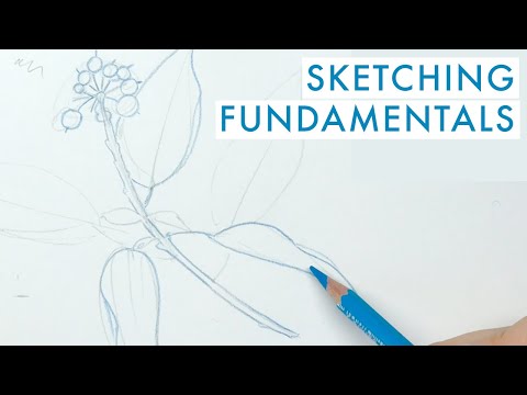How to start a sketch with different drawing methods Sketching Fundamentals lesson