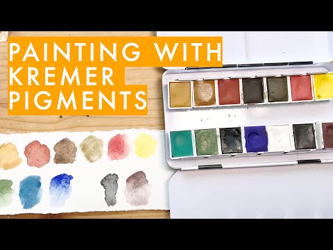 Kremer Pigments Landscape Palette | thoughts &amp; painting demo