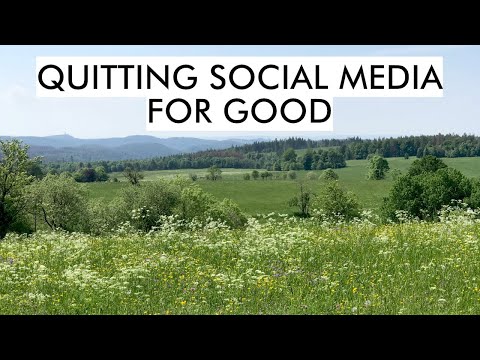 Quitting social media again (for good)