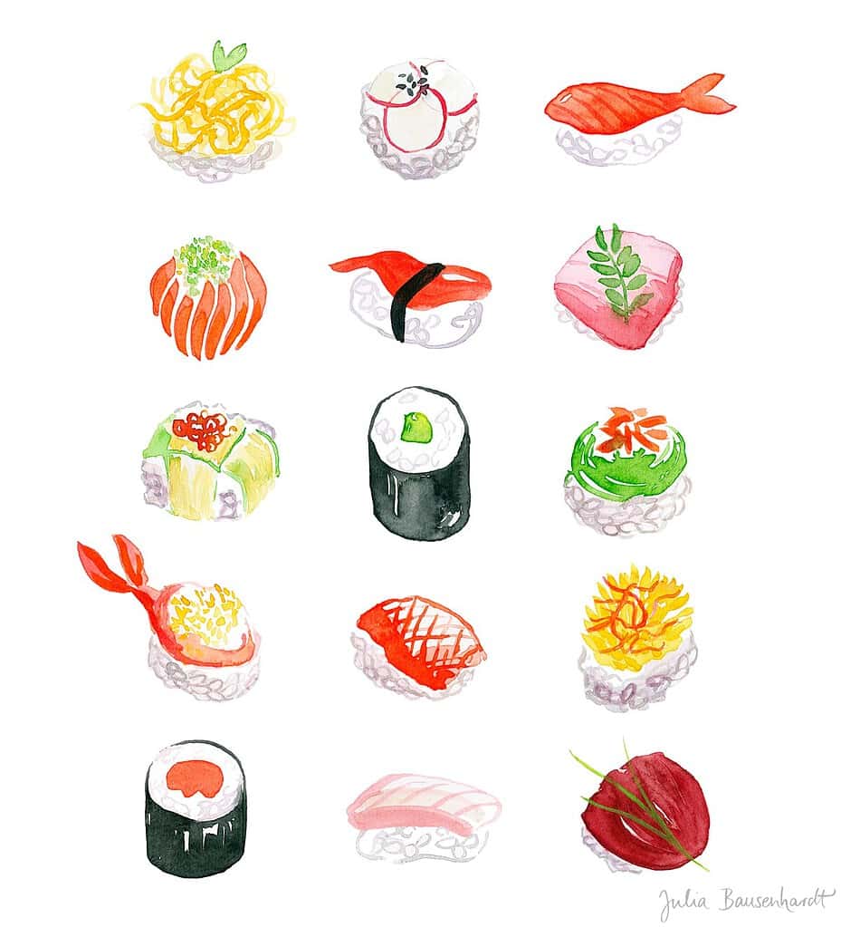 sushi auswahl
