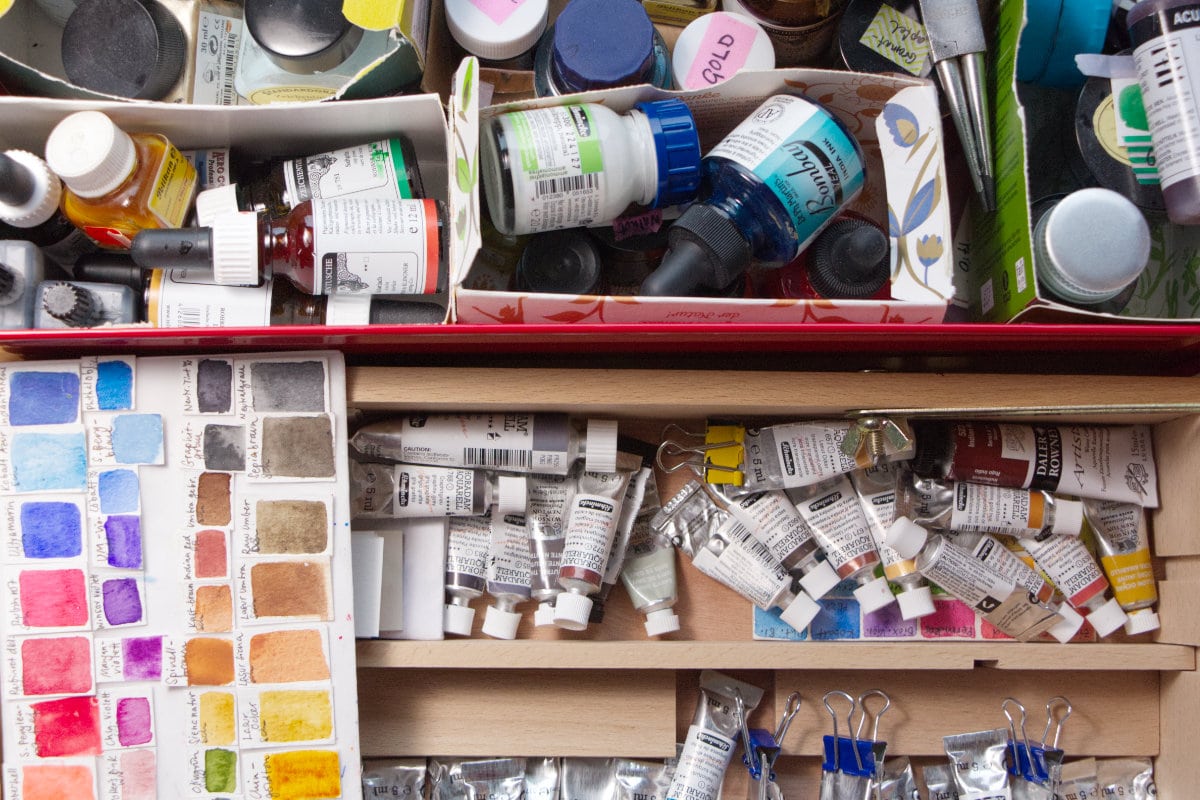 Artist's Supplies for Painting in Acrylics: An Explanation of the