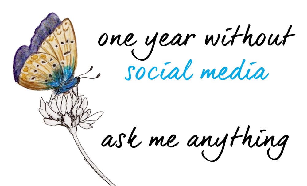 one year without social media ama