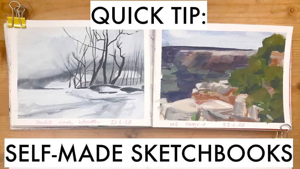 quick tip sketchbooks