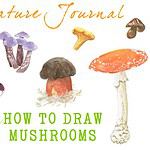 how to paint mushrooms