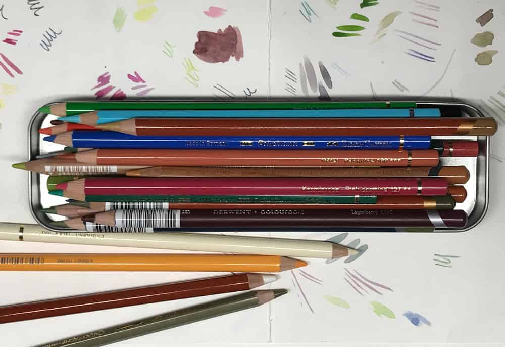 How I use colored pencils for sketching – Julia Bausenhardt