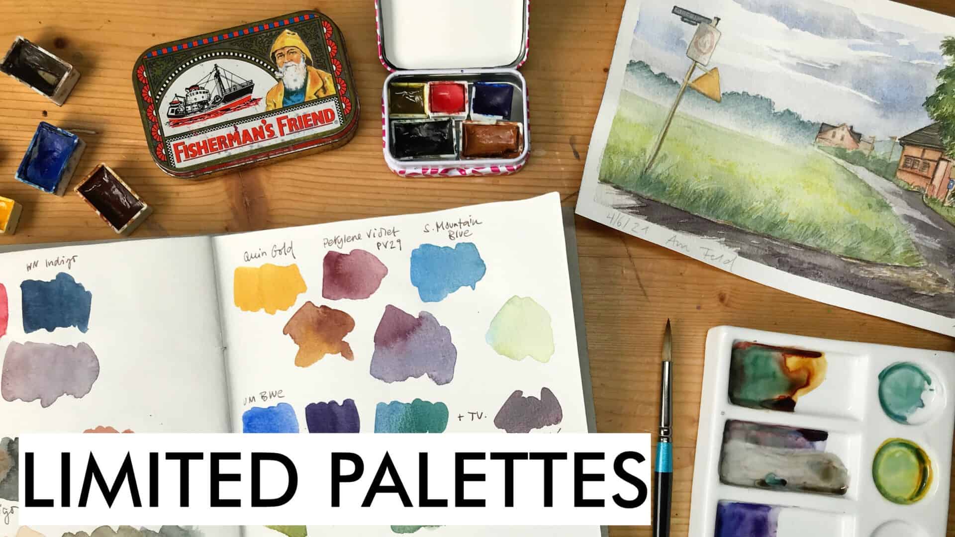 How to put together a mini palette with limited colors