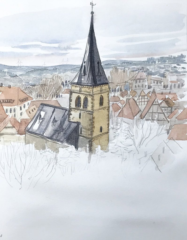warburg winter sketchbook