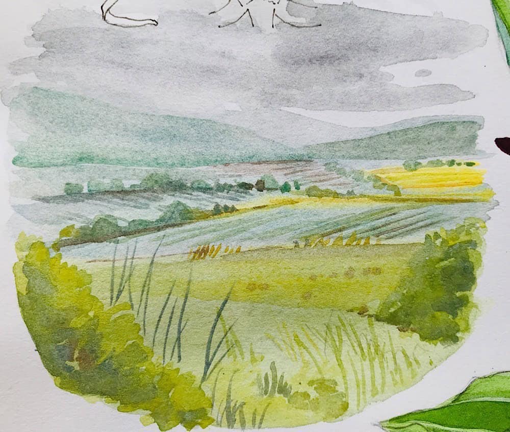 kremer landscape sketch